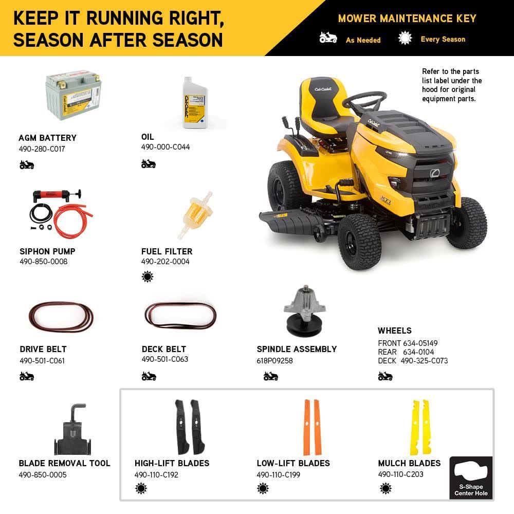 Cub Cadet XT1 Lt46 (46″) 23hp Kohler Lawn Tractor