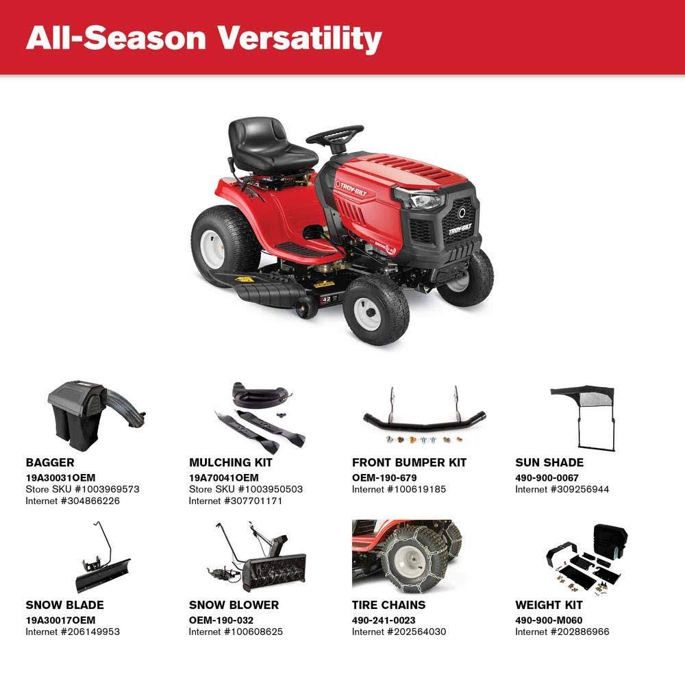 Bronco 42 in. 19 HP Briggs & Stratton Automatic Drive GAS Riding Lawn