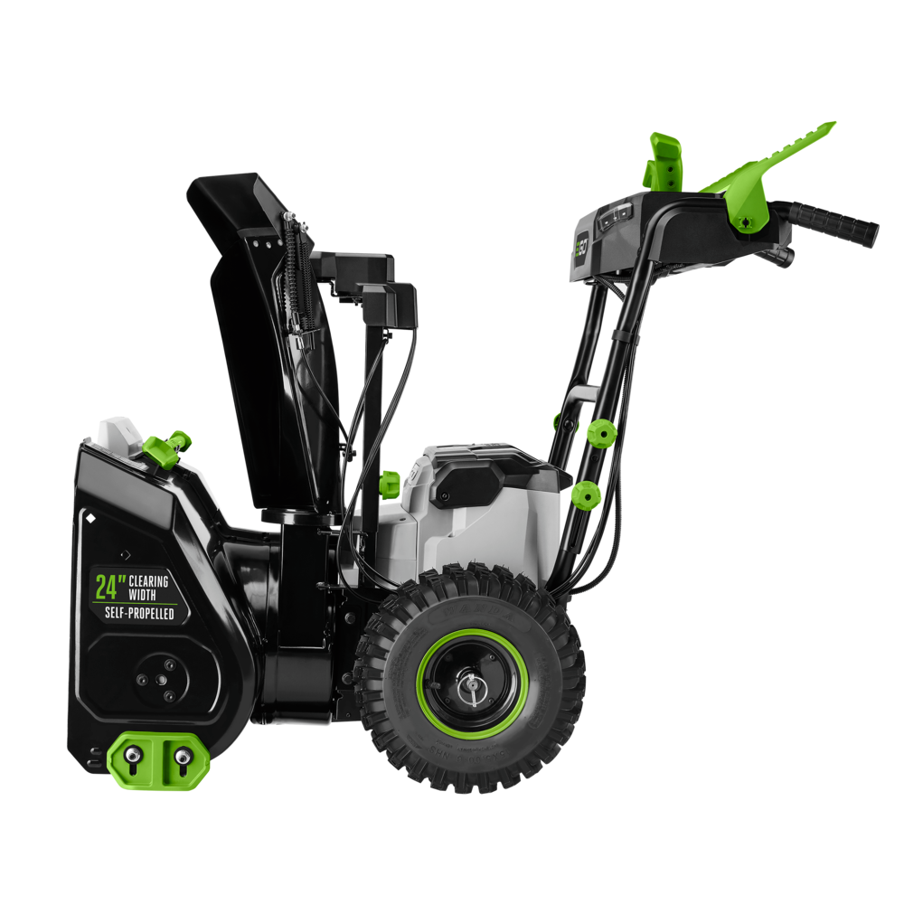 EGO POWER+ Snow Blower 24″ Self-Propelled 2 Stage with Two 10 Ah Batteries