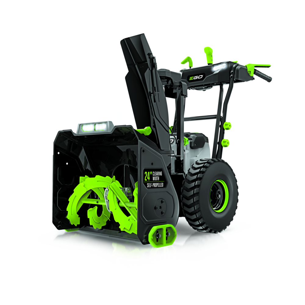 EGO POWER+ Snow Blower 24″ Self-Propelled 2 Stage with Two 10 Ah Batteries
